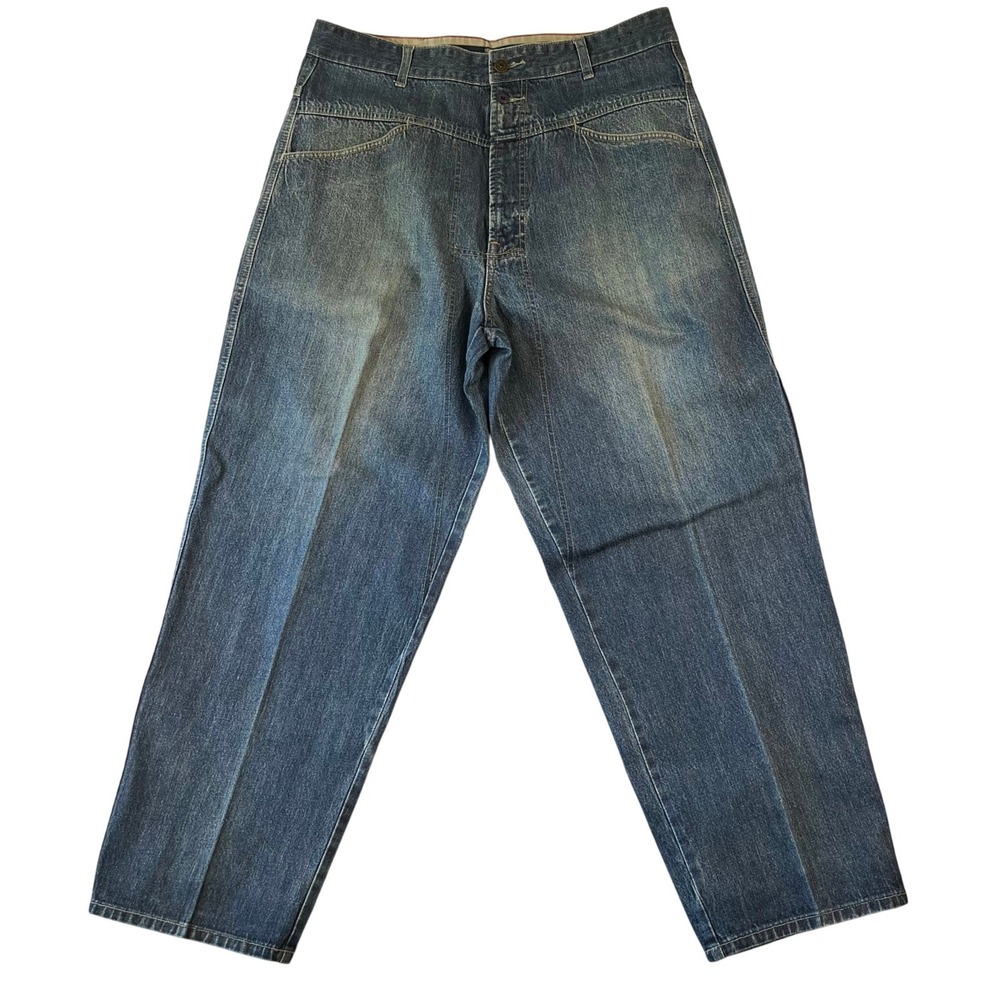 Vintage Marithe Francois Girbaud Jeans Men 36S Super Baggy Denim Streetwear 90s